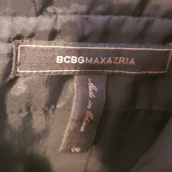 EUC BCBG Max Azria Black Cocktail Dress Sz 6 - Picture 7 of 8